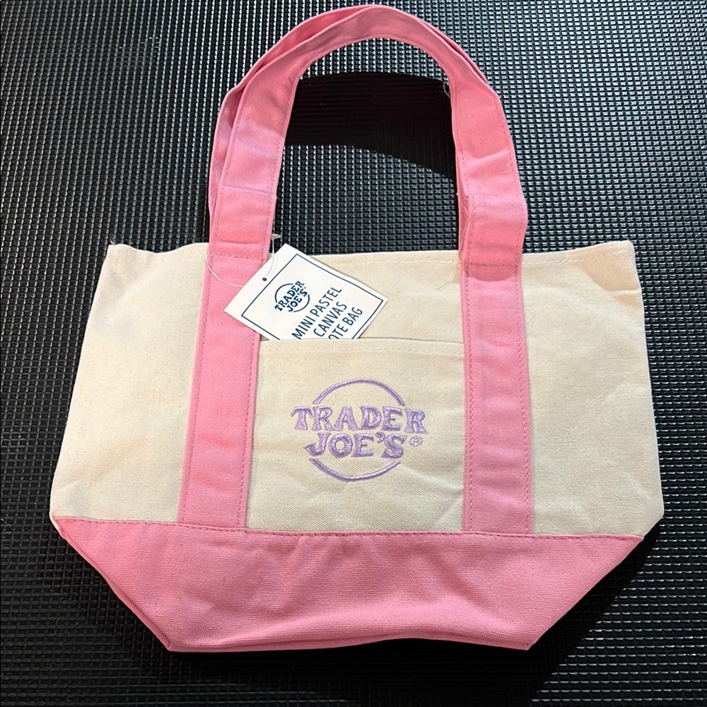 Trader Joe’s Mini Tote Pink